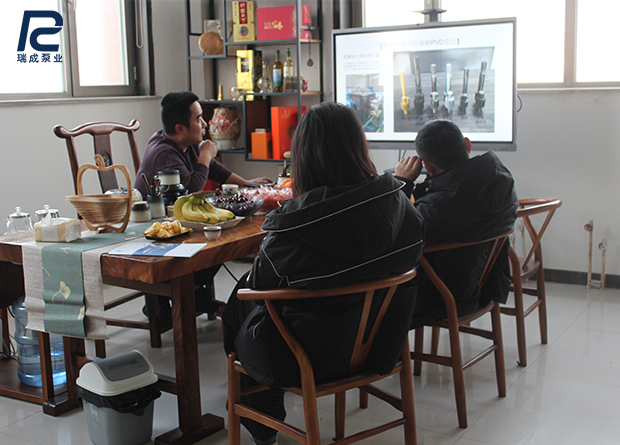 山西客户莅临瑞成泵业考察参观