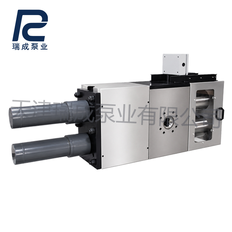 双柱式换网器